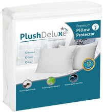 Load image into Gallery viewer, Cotton Terry Zippered Pillow Protector