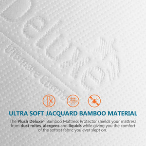 Premium Bamboo Mattress Protector Pad