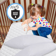 Load image into Gallery viewer, Cotton Terry Zippered Pillow Protector