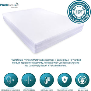 Cotton Terry Zippered Mattress Encasement