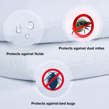Load image into Gallery viewer, Cotton Terry Zippered Pillow Protector