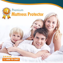 Load image into Gallery viewer, Cotton Twin Size Mattress Protector
